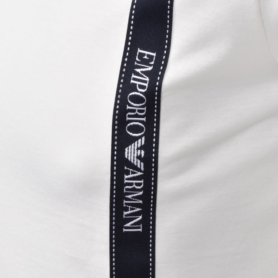 Alternative Image for ProductEmporio Armani Logo Crew Neck T Shirt White3